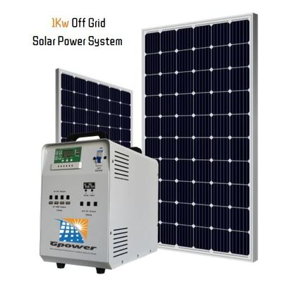 Sistema de Kit Rooftop Renewable Energy Generating do gerador de energias solares de GPOWER 1000Watt