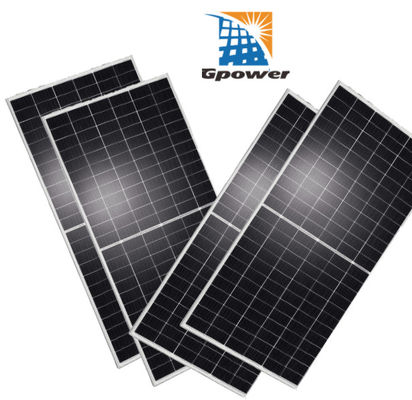 Sistema solar mono PERC Solar Panels de vidro dobro do IEC 460w picovolt