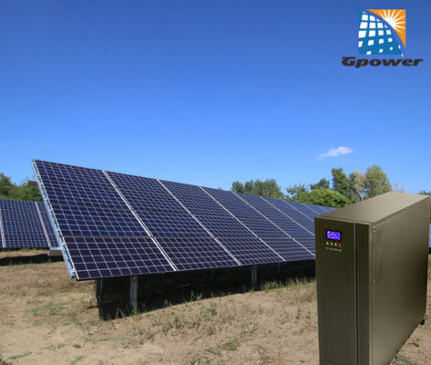 O TUV na grade dos jogos do painel solar da grade conectou o sistema do picovolt para explorações agrícolas remotas
