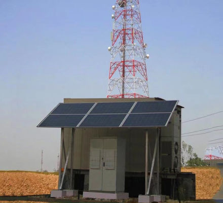 Sistemas productores de energia solares híbridos do BTS para telecomunicações